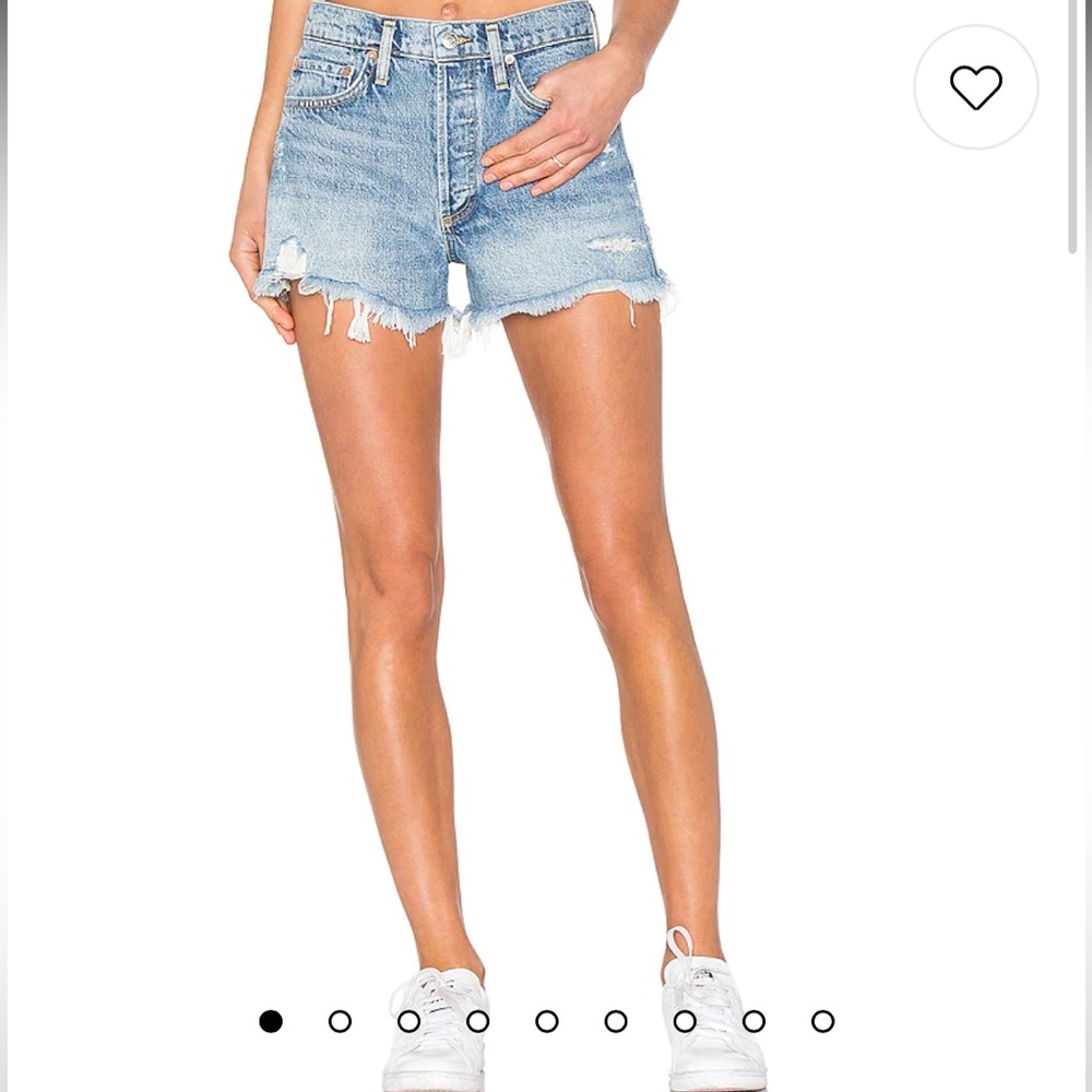 Agolde Parker Vintage Cut Off Short in Swapmeet